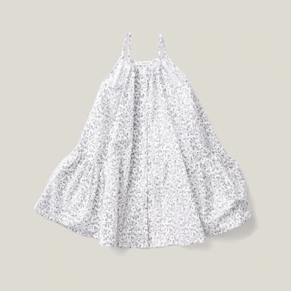 Soor ploom Prim Dress, Vine Print 2Y